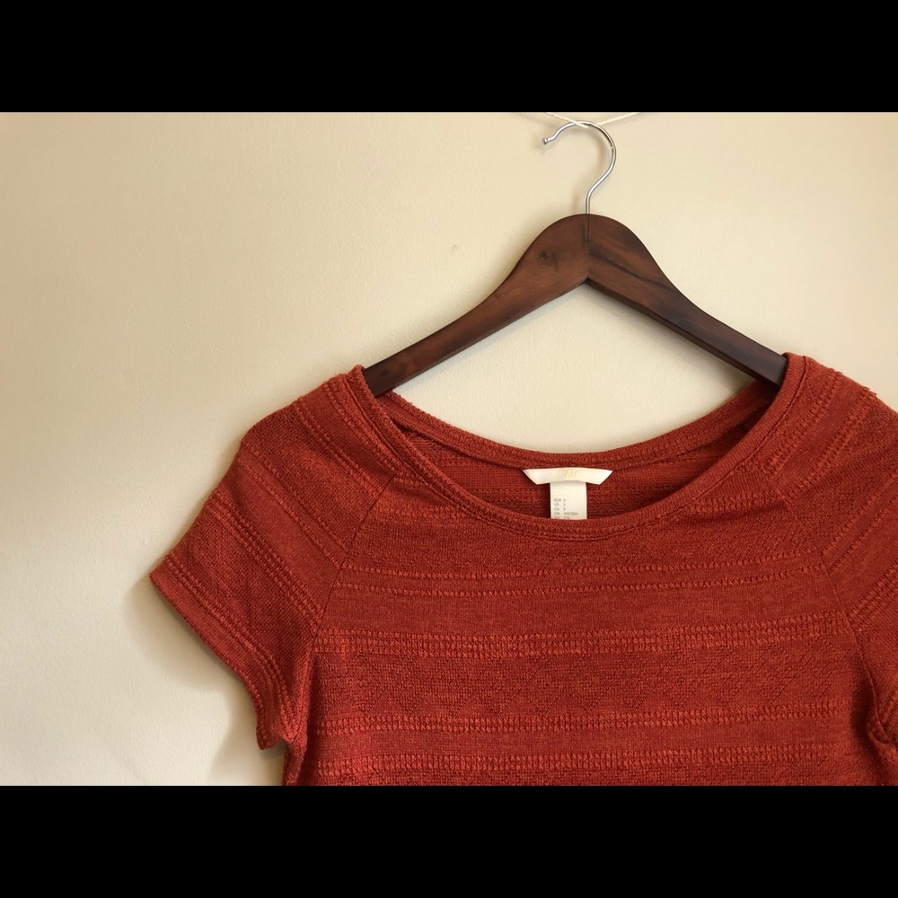 Orange tee shirt from H&M